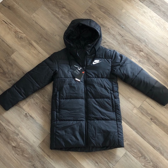 WOMENS NIKE SYNTHETIC FILL REVERSIBLE PARKA JACKET - Picture 5 of 8